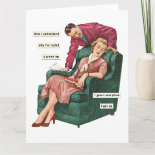Grown Up Greeting  Card