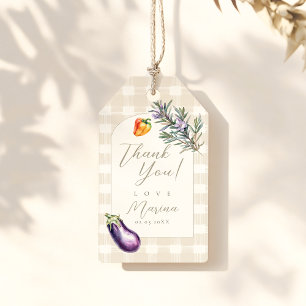 Grown with Love Market baby shower Gift Tags