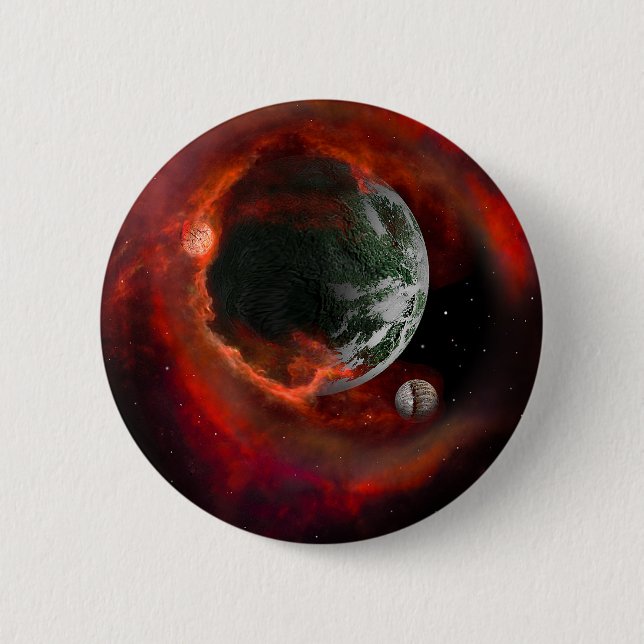 Growth 6 Cm Round Badge (Front)