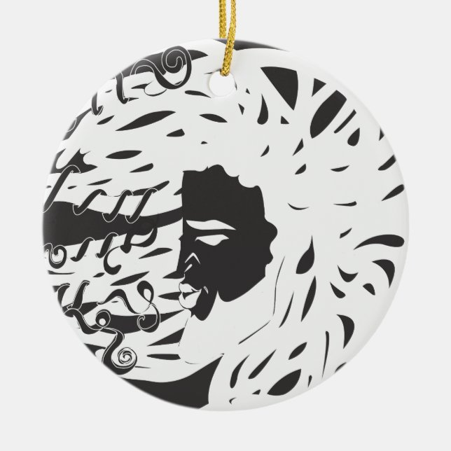 Growth and Harmony Ceramic Tree Decoration (Front)