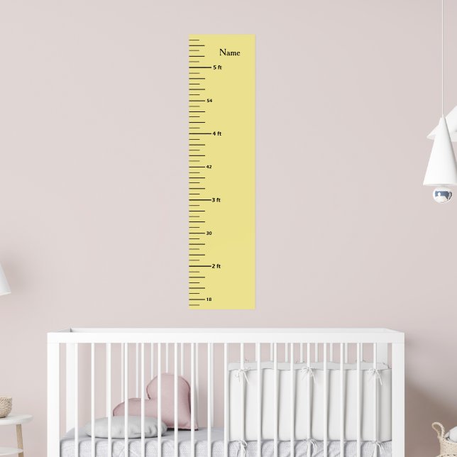 Growth Chart Add Child's Name and Add Clip Art (Nursery 2)