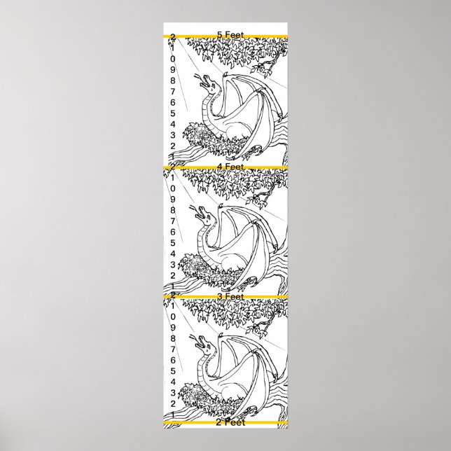 Growth Chart - Dragon in the Trees (Front)