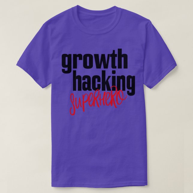Growth Hacking Superhero T-Shirt (Design Front)