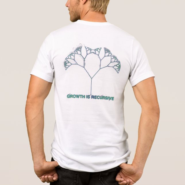 GROWTH_IS_RECURSIVE Tri-Blend SHIRT (Back)