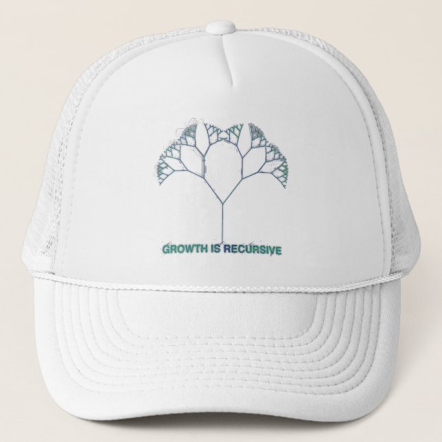 GROWTH_IS_RECURSIVE TRUCKER HAT (Front)