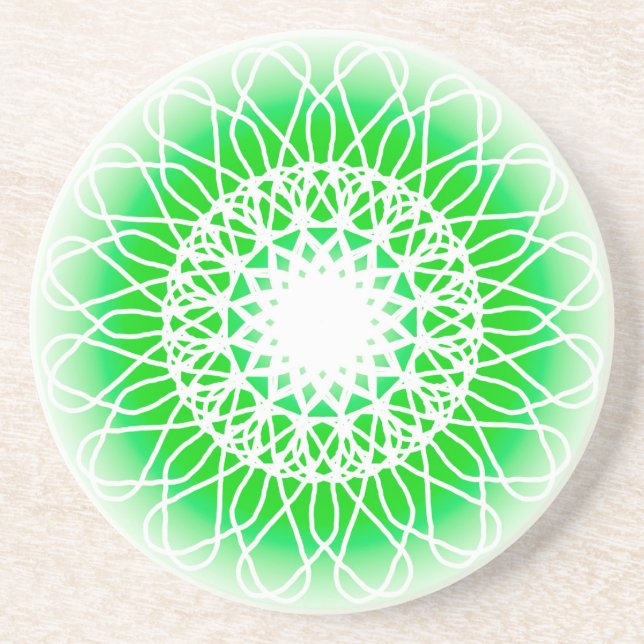 Growth Mandala Coaster (Front)