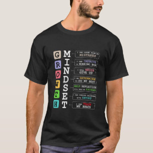 Growth Mindse Positive School Classroom Teacher Gi T-Shirt