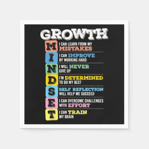 Growth Mindset Classroom Brain Motivation Entrepre Napkin