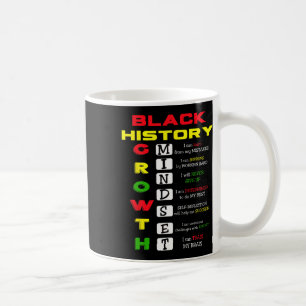 Growth Mindset Definition Cool Black History Month Coffee Mug