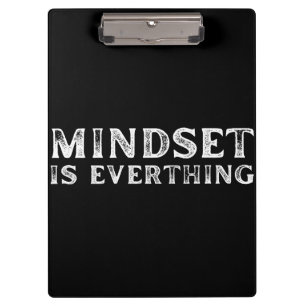 Growth Mindset Entrepreneur Teacher Fitness Motiva Clipboard
