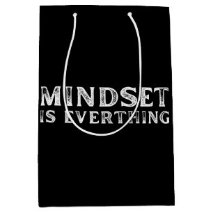 Growth Mindset Entrepreneur Teacher Fitness Motiva Medium Gift Bag