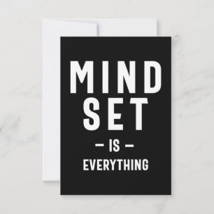 Growth Mindset Entrepreneur Teacher Fitness Motiva RSVP Card