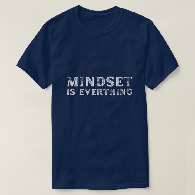 Growth Mindset Entrepreneur Teacher Fitness Motiva T-Shirt (Design Front)