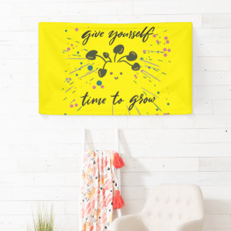 Growth Mindset Inspirational Design  Banner