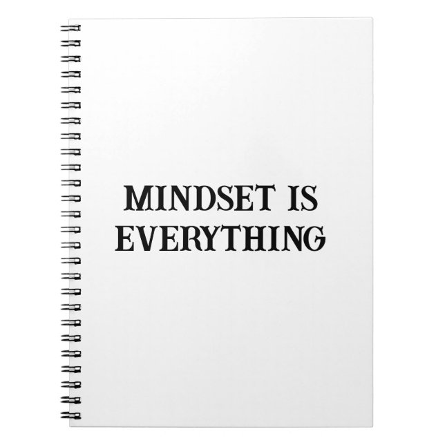 Growth Mindset Motivational Women’s Notebook (Front)