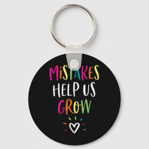 Growth Mindset Positive Back to School Teacher St Key Ring