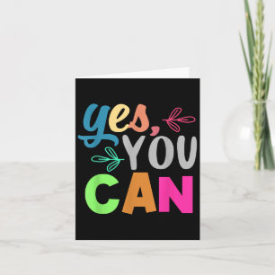 Growth Mindset Teacher Gifts Motivational Teaching Card