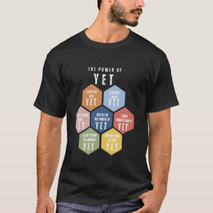 Growth Mindset Teacher Kindness Power Of Yet Inspi T-Shirt