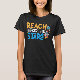 Growth Mindset Teacher Reach For The Stars T-Shirt