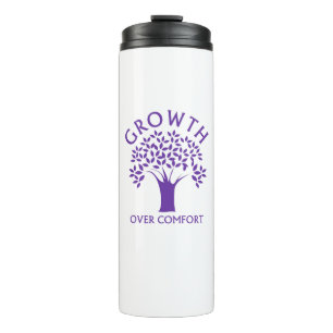 Growth Over Comfort Thermal Tumbler
