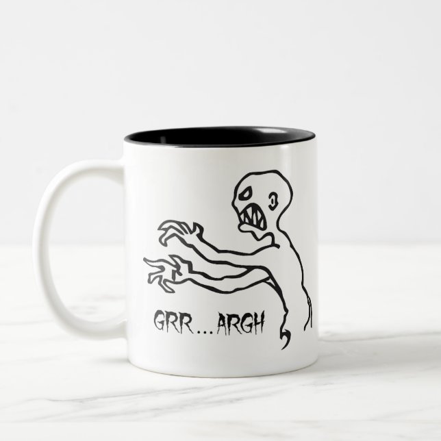 Grr Argh - Buffy the Vampire Slayer Two-Tone Coffee Mug (Left)