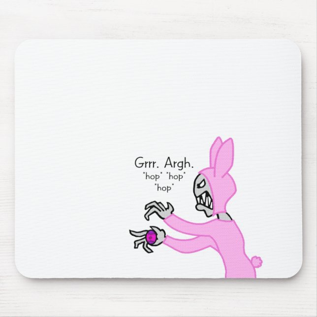 grr argh bunny mouse mat (Front)