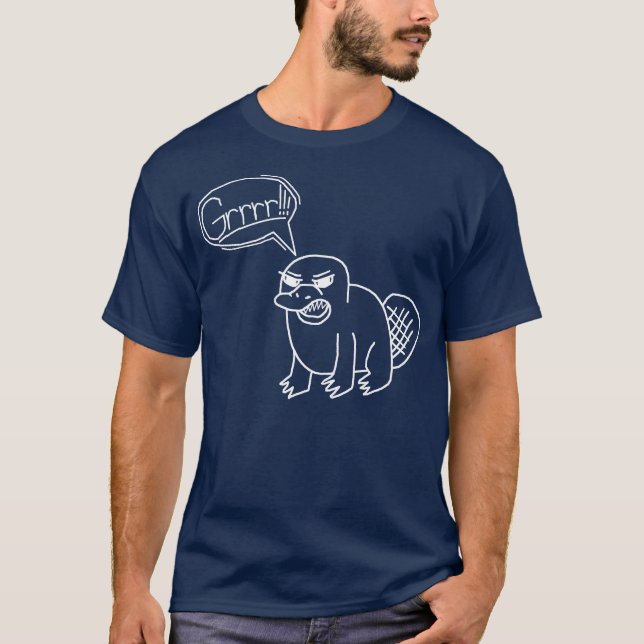 GRR Platypus! -Dark T-Shirt (Front)