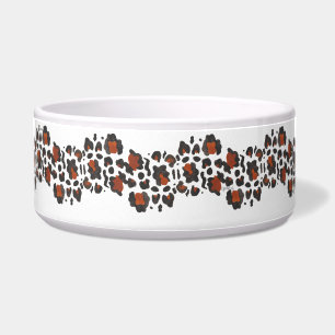 Grrr Wild Animal Print Chevron Large Pet Bowl