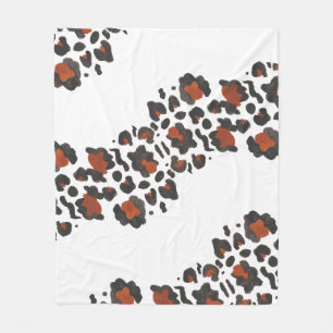 Grrr Wild Animal Print Oversized Chevron Blanket