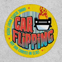 Grrrl Scoutz Merit Patch - Car Flipping