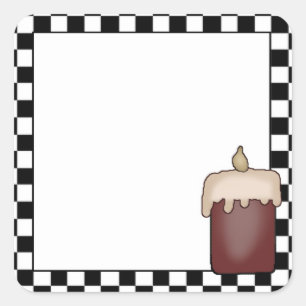 Grubby Candle Country Themed Sticker