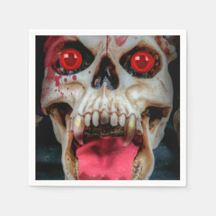 Gruesome Skull Napkin