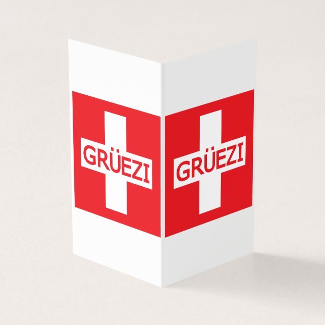 Gruezi Switzerland Flag (Outside)