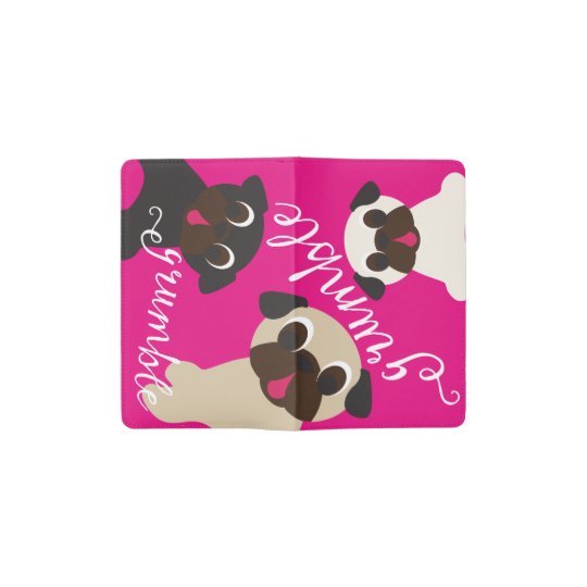 Grumble, Grumble Rainbow Pugs Moleskin Notebook