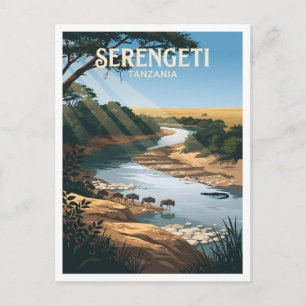 Grumeti River Seronera Tanzania Gift Postcard