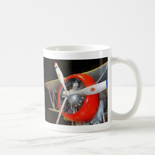 Grumman F3F-2 Biplane Coffee Mug (Right)