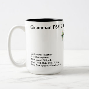 Grumman F6F-3 Hellcat Two-Tone Coffee Mug