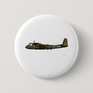Grumman OV-1 Mohawk 6 Cm Round Badge
