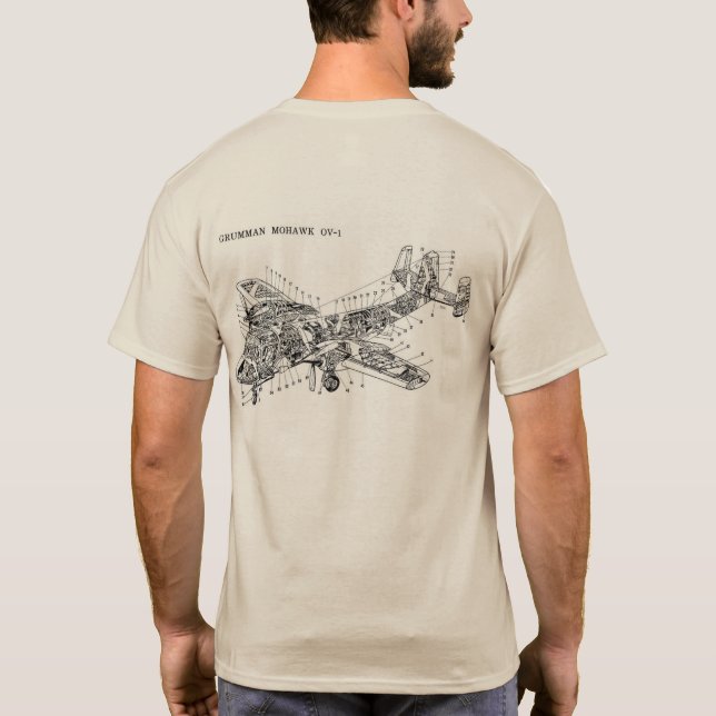 Grumman OV-1 Mohawk T-Shirt (Back)