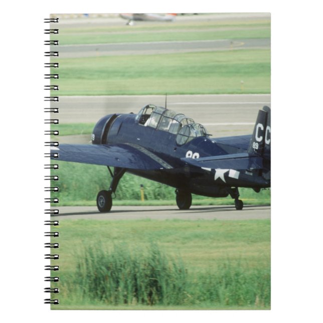 Grumman TBF/TBM Avenger Navy Carrier torpedo Notebook (Front)