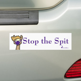 Grump Llama Bumper Sticker