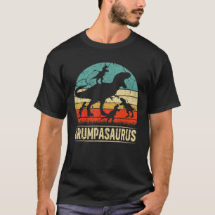 Grumpa Dinosaur T Rex Grumpasaurus 4 Kids Family M T-Shirt