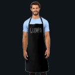 Grumpa Funny Novelty for Grumpy Grandpa Apron<br><div class="desc">Grumpa Funny Novelty for Grumpy Grandpa</div>