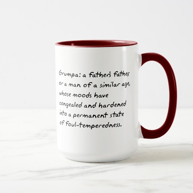 Grumpa Mug (Right)