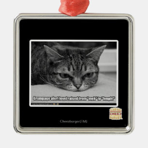 Grumpage Alert Metal Tree Decoration