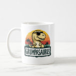 Grumpasaurus Dinosaur Grandpa Saurus Father's Day Coffee Mug<br><div class="desc">Get this funny saying outfit for your special proud grandpa from granddaughter, grandson, grandchildren, on father's day or christmas, grandparents day, or any other Occasion. show how much grandad is loved and appreciated. A retro and vintage design to show your granddad that he's the coolest and world's best grandfather in...</div>