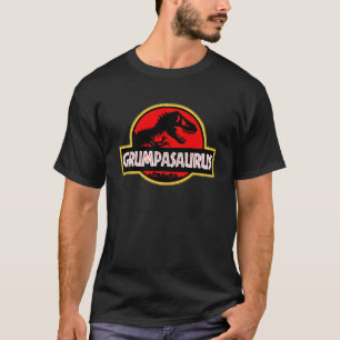 GRUMPASAURUS  GRUMPY OLD MAN JOKE DINOSAUR T-Shirt