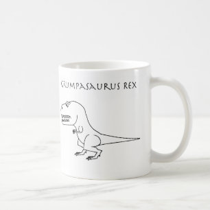 Grumpasaurus Rex Sketch Mug