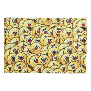 Grumpeys Funny Faces Set Pillowcase