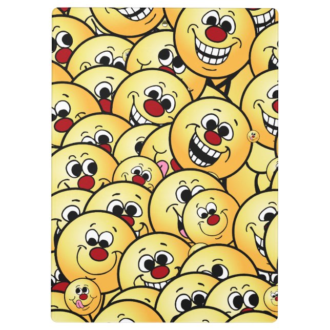 Grumpeys Happy Faces Set Clipboard (Back)
